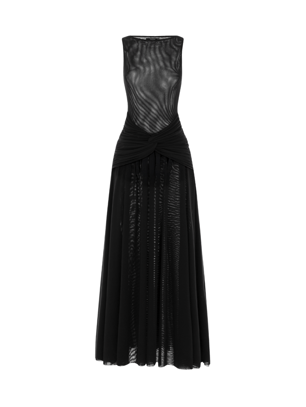Mesh Twist Waist Maxi Dress by COCOSIN