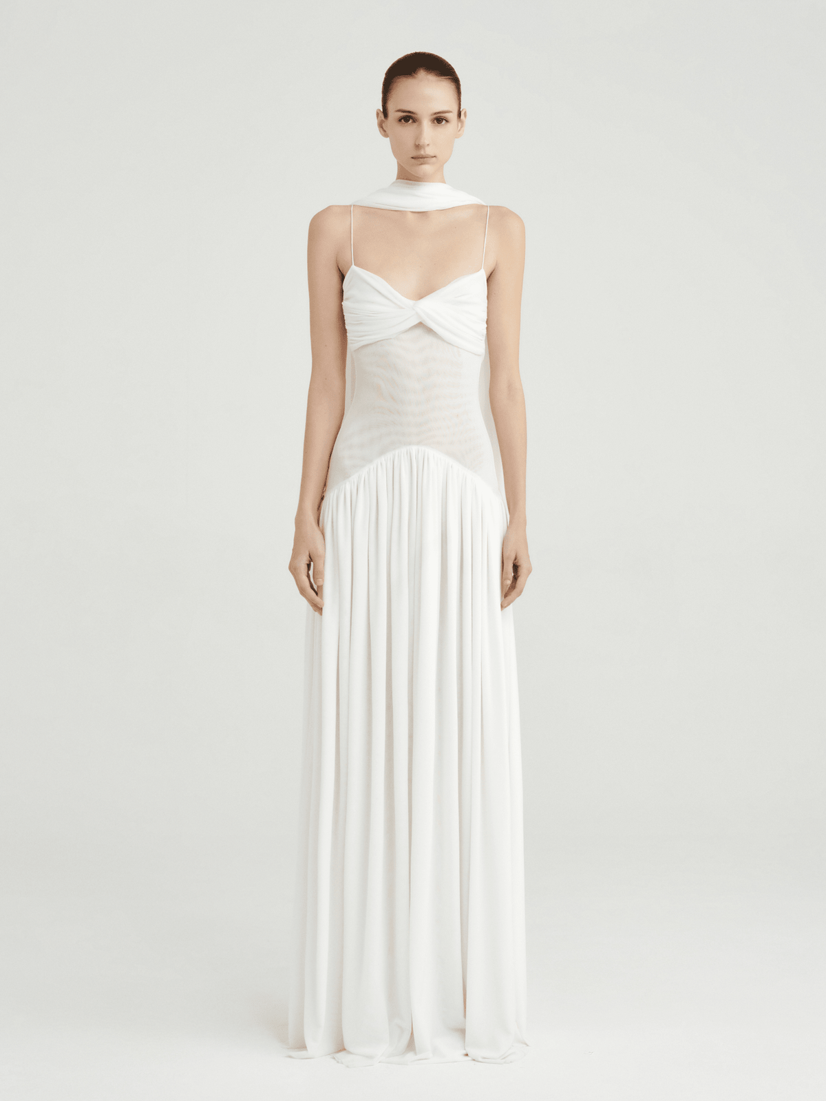 Muse Mesh Halter Gown by COCOSIN