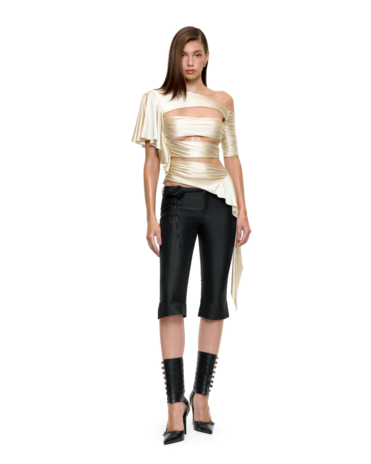 NADINE TOP (BEIGE) by BUPBES