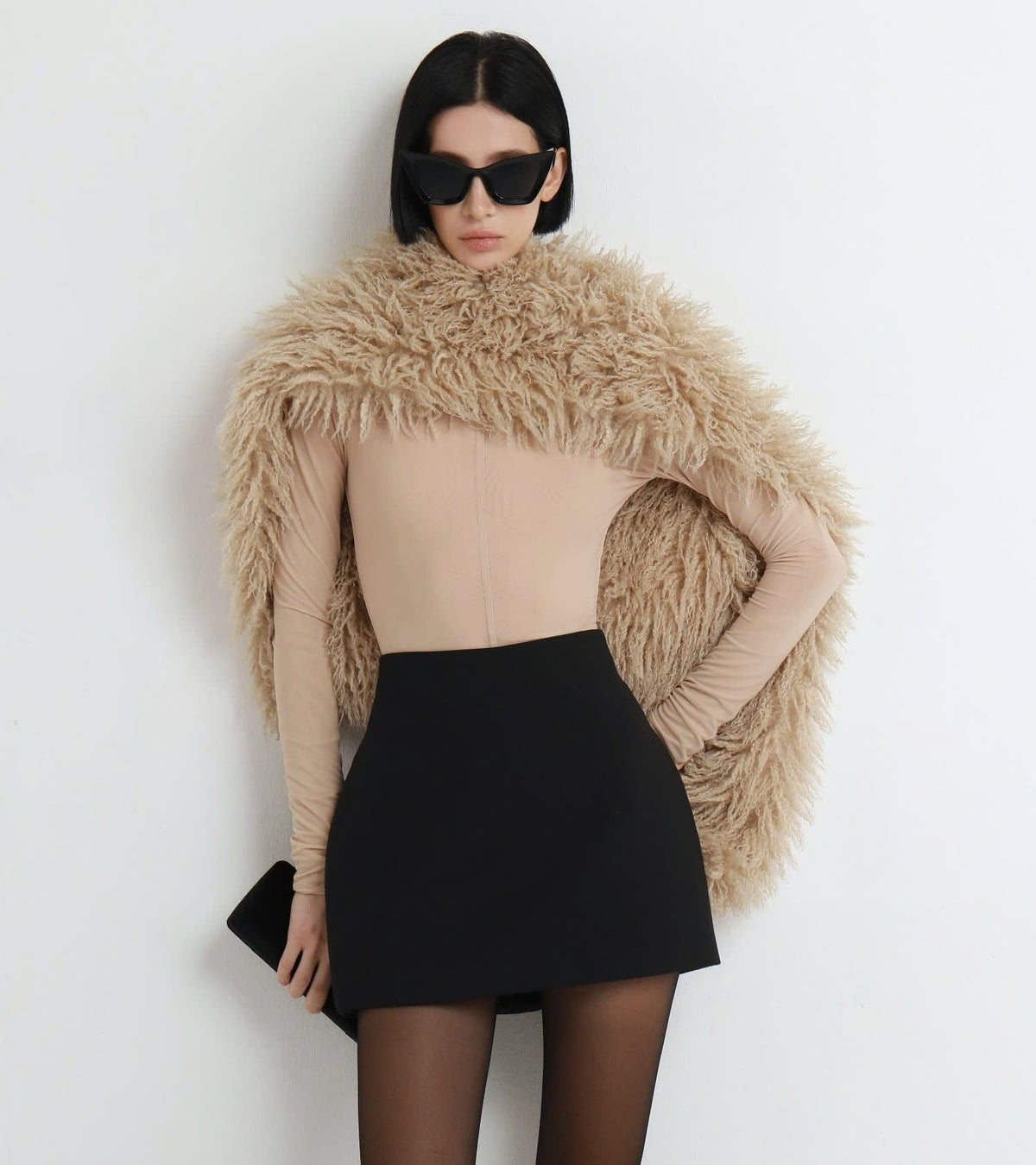 Nude Sculpt Long Sleeve Top by COCOSIN