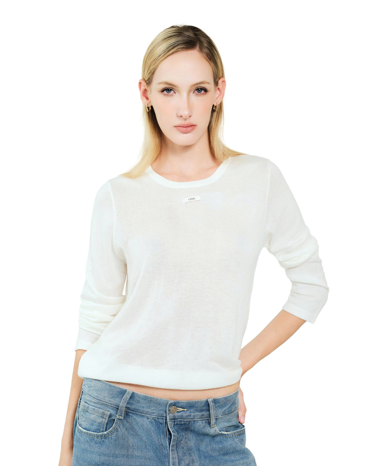 Poup Top (White) by LSOUL