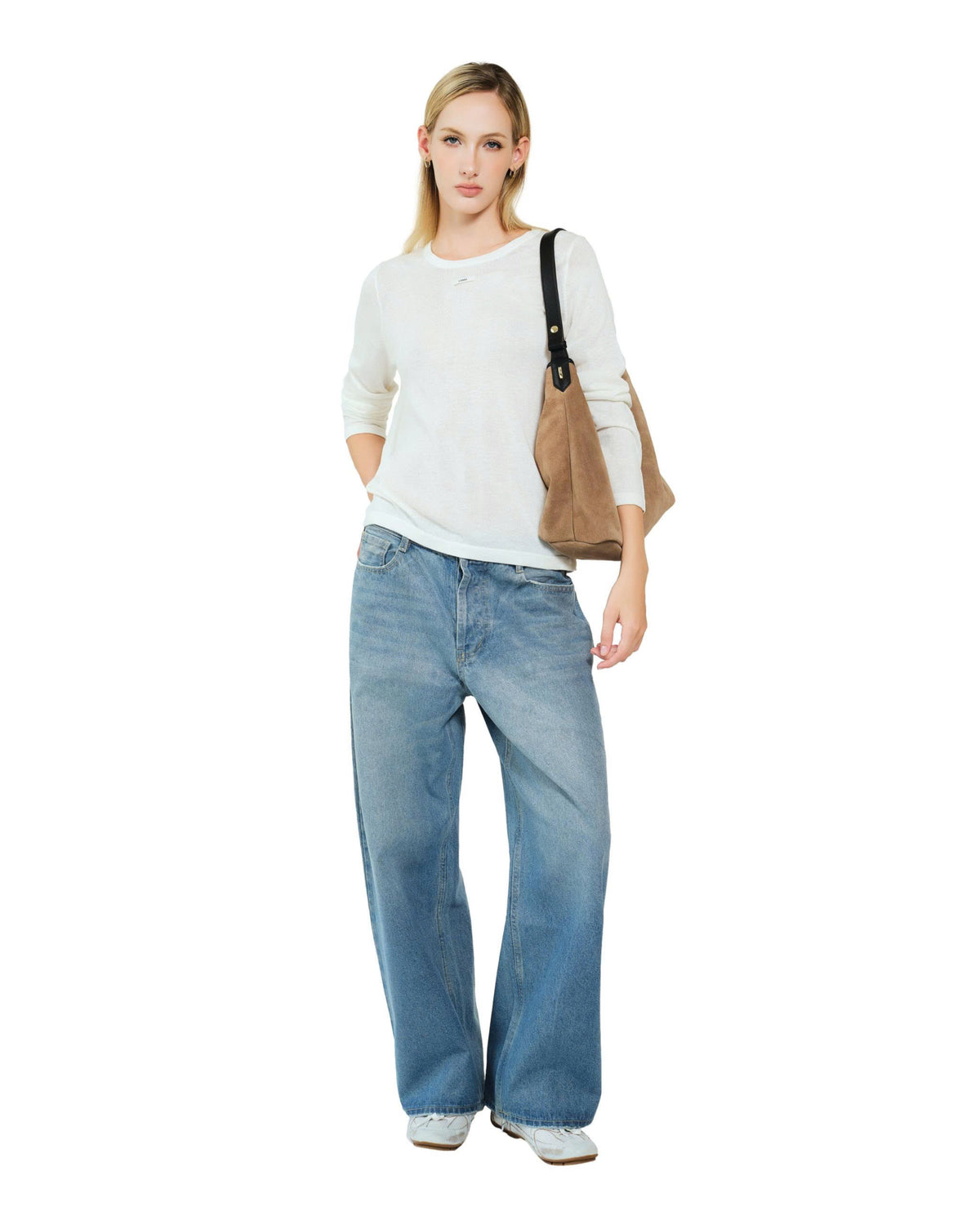 Poup Top (White) by LSOUL