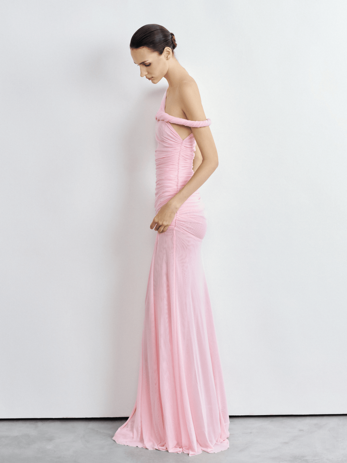 Calista One-Shoulder Gown by COCOSIN
