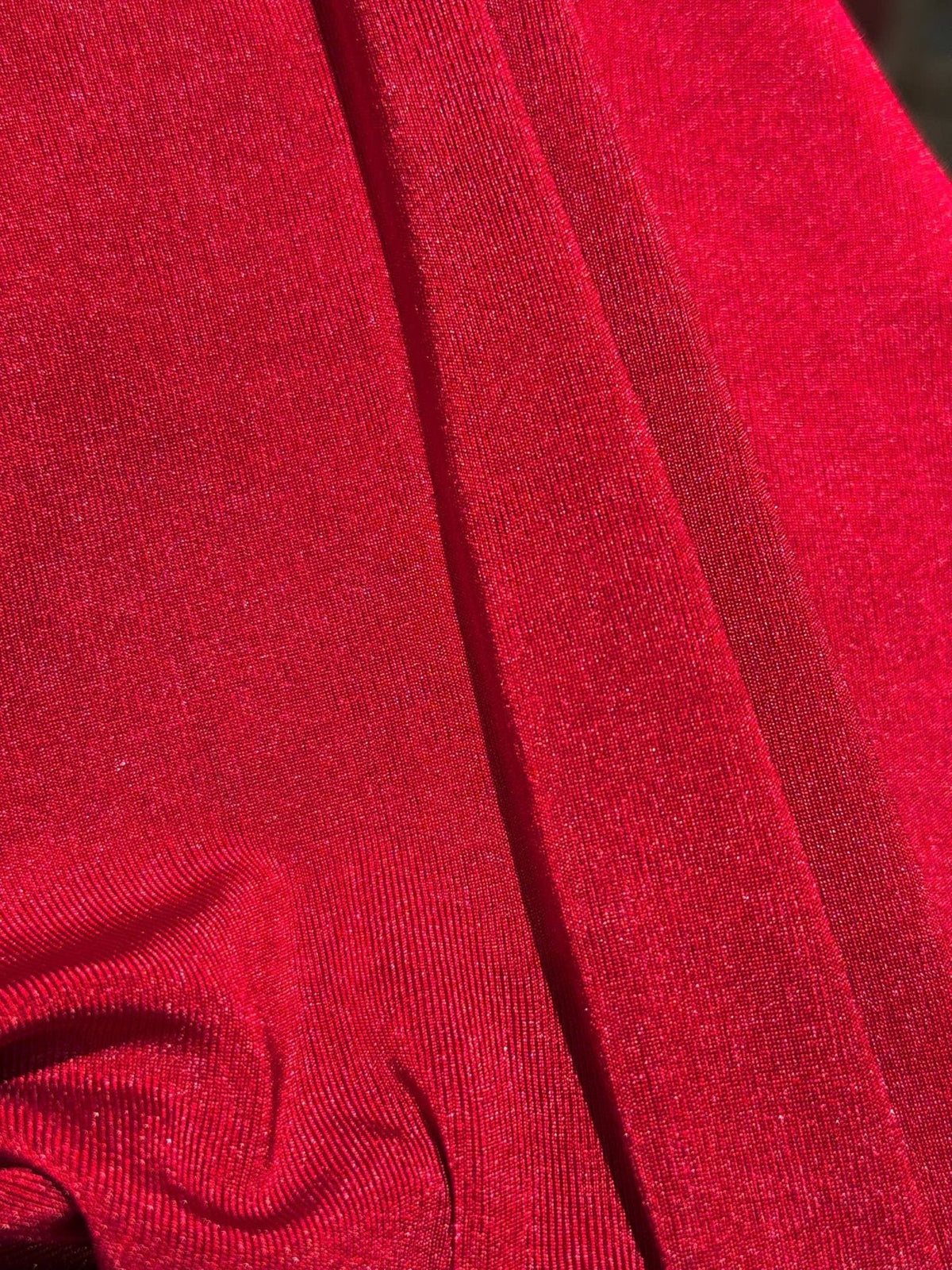 The Crimson Drape Mini Dress by COCOSIN