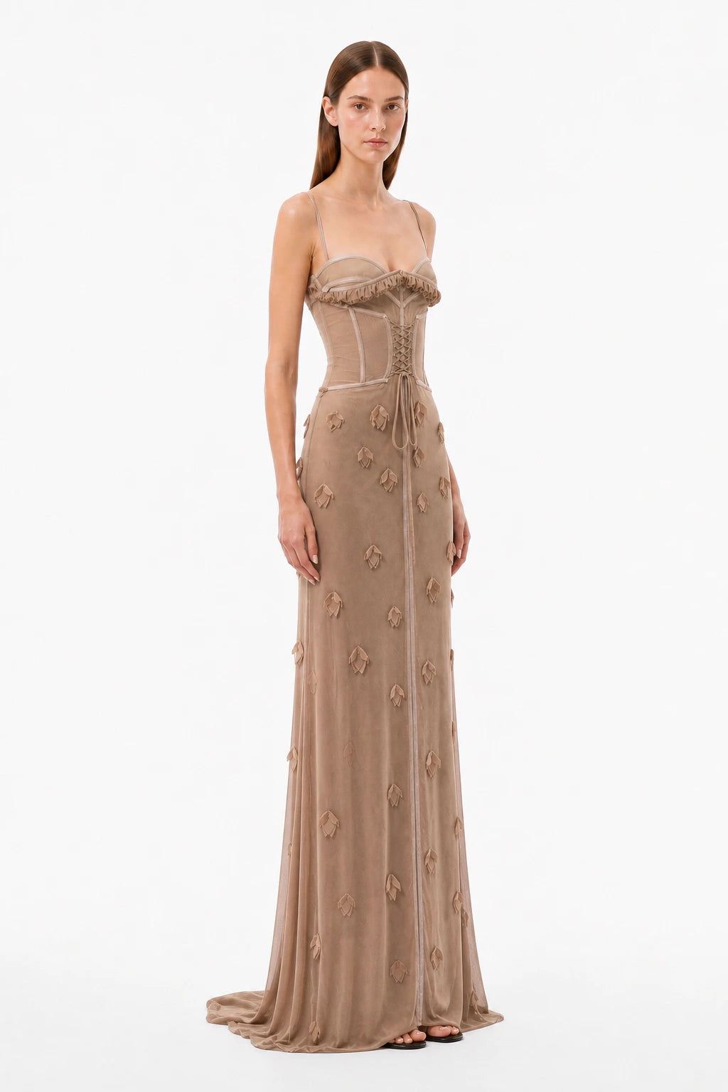 Isla Dress - Brown by Huelleyrose