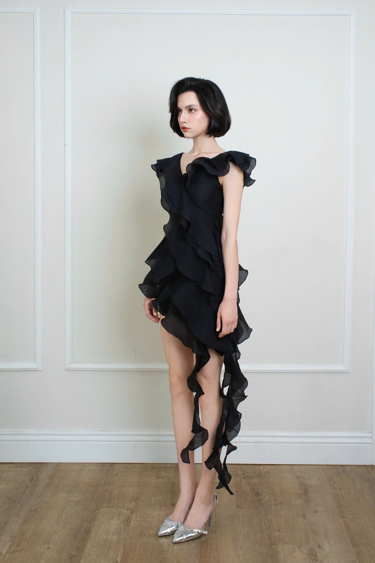 Florette Dress - Black by Emchic