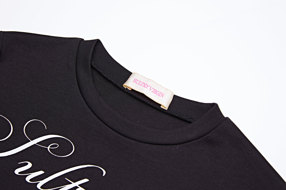 “Seasonal”T-Shirt Black by Sultry Virgin