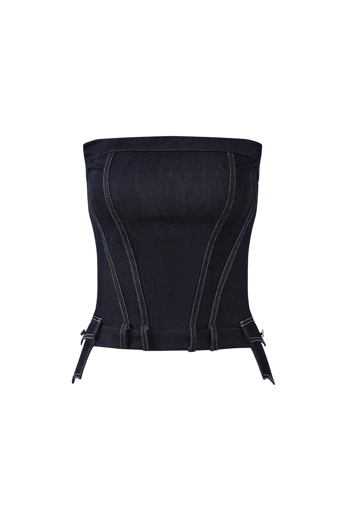 "Guest" Denim Corset by Sultry Virgin