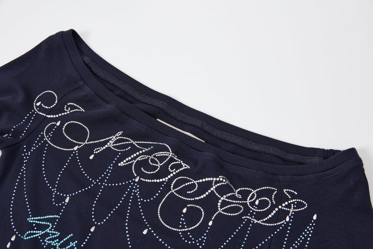 "Chandelier" Navy by Sultry Virgin