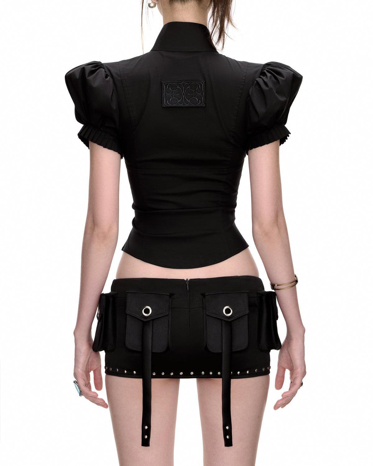 KYLLA MINI SKIRT (BLACK) by BUPBES