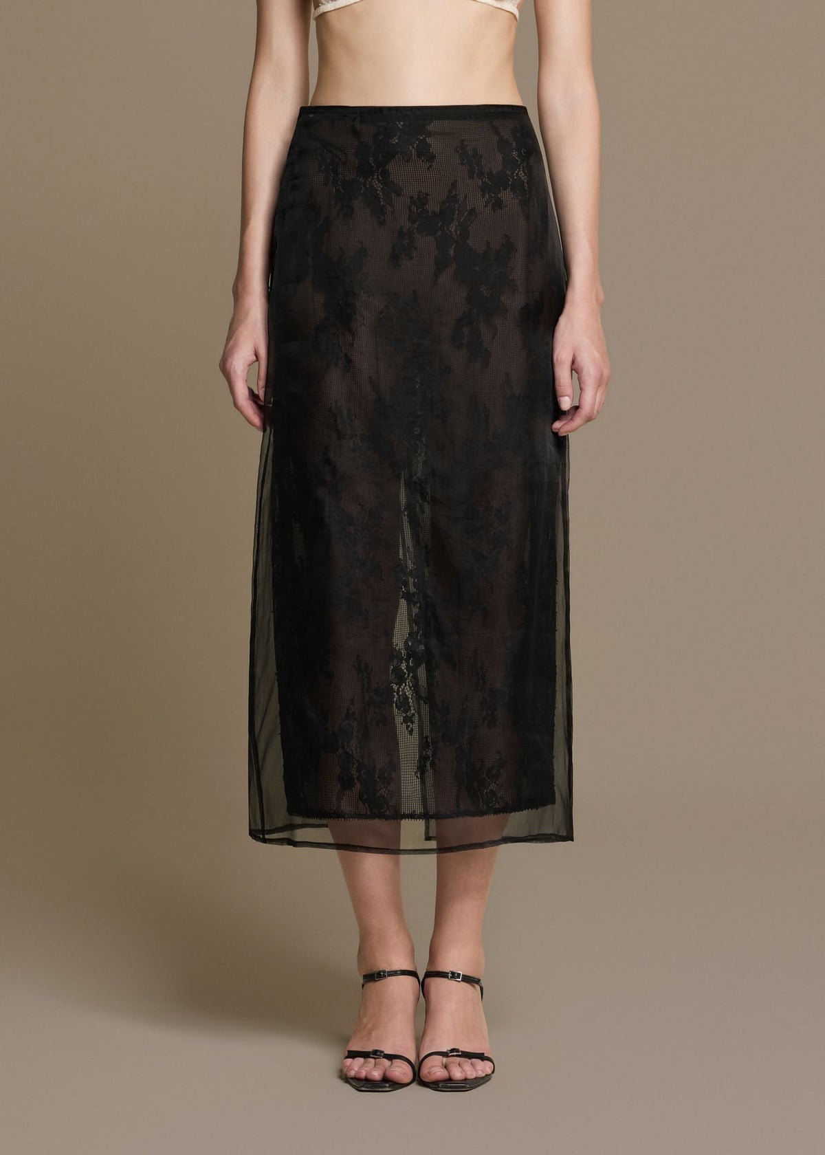 Translucent Two-layer Skirt by HUONG Boutique