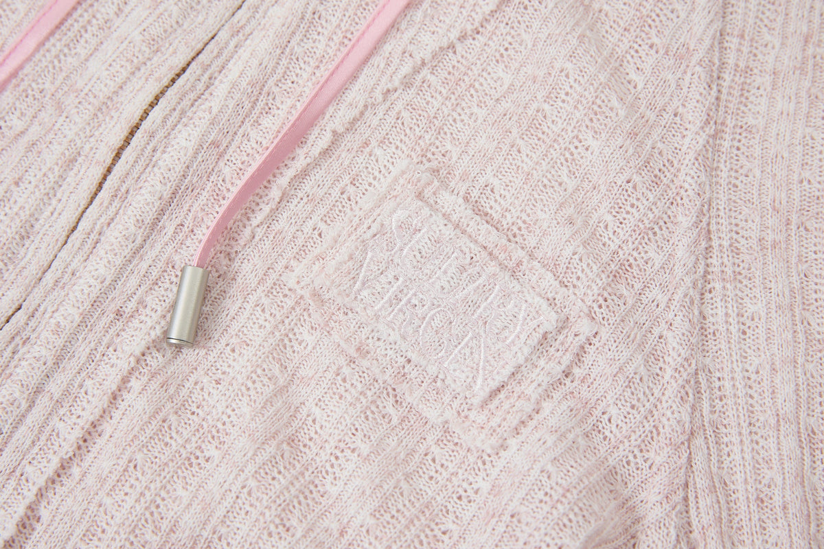 "Lenina"Zip Hoodie Pink by Sultry Virgin