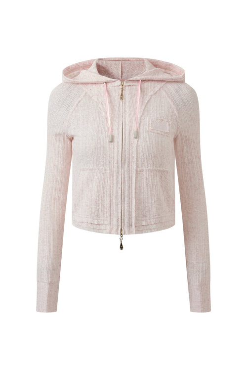 "Lenina"Zip Hoodie Pink by Sultry Virgin