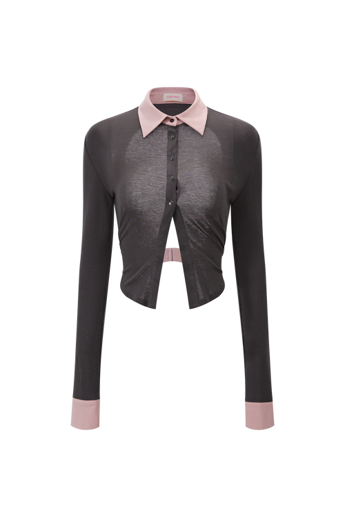"Confession"Shirt Grey by Sultry Virgin