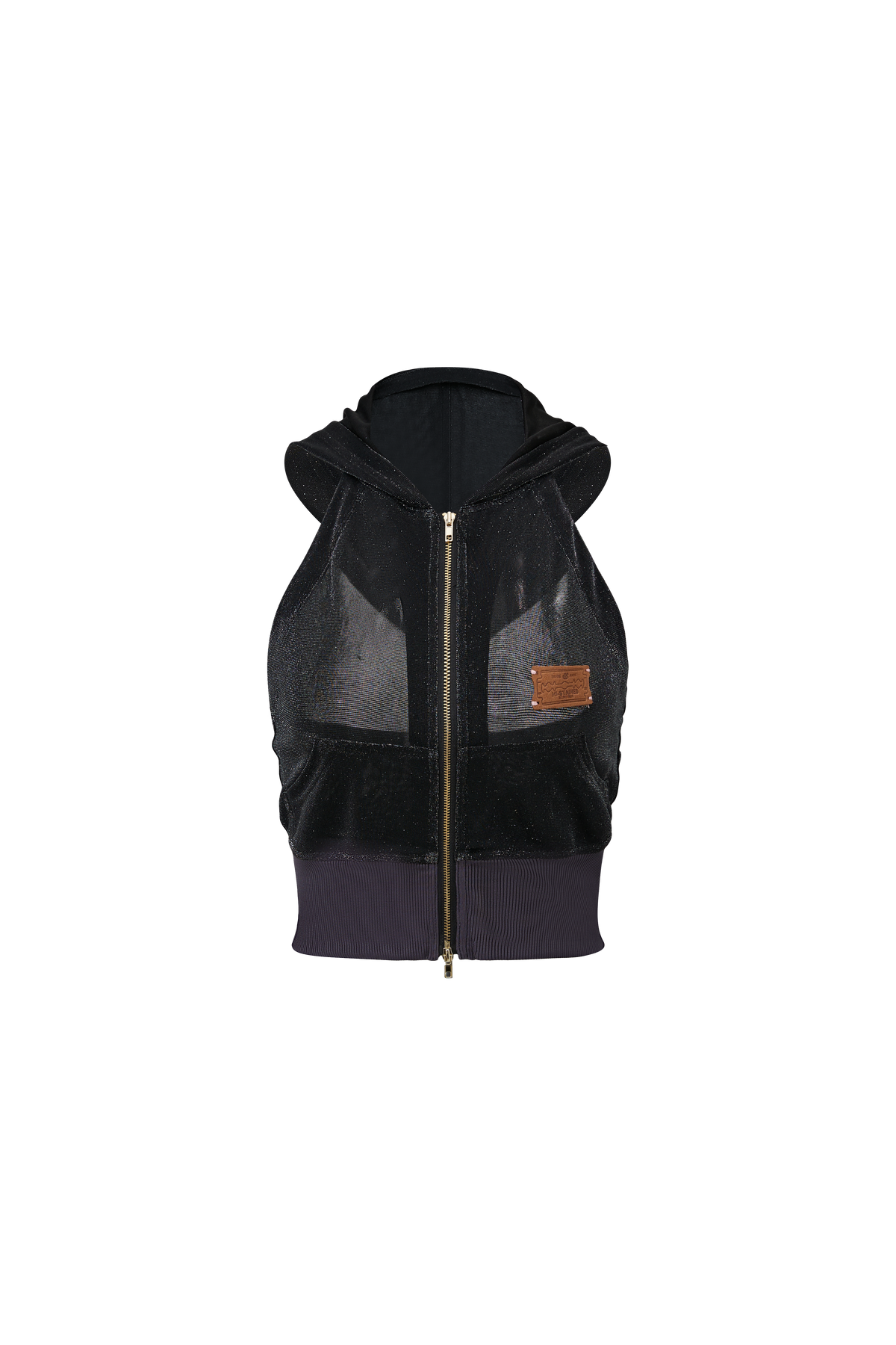 “Exposure” Hoodie Top Black by Sultry Virgin