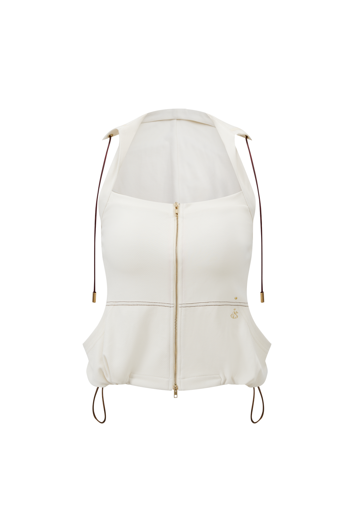 “Puff”Hoodie Top White by Sultry Virgin