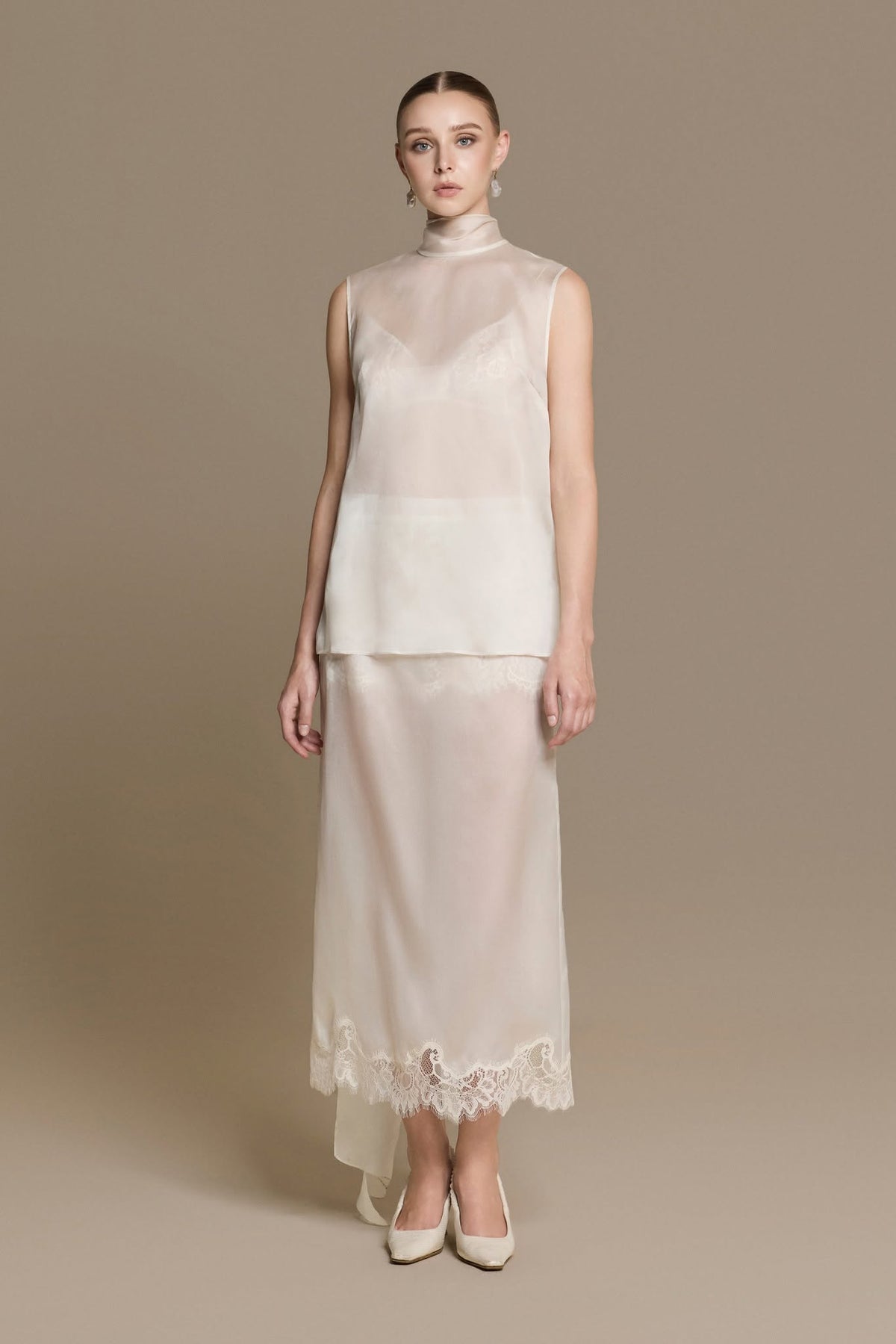 Transparia Organza Blouse by HUONG Boutique