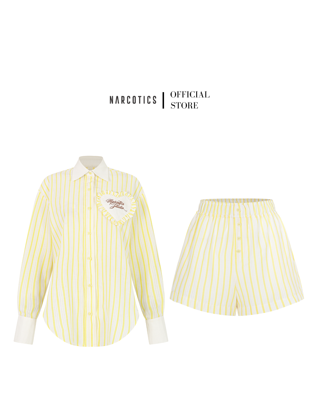 Set Sweetheart Shirt & Short by Narcotics
