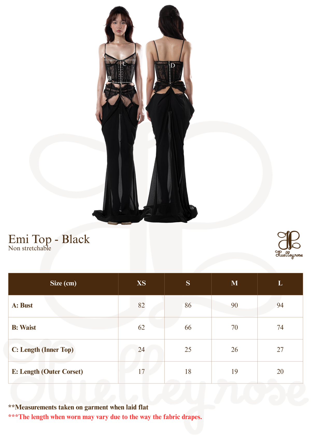 Emi Set - Black by Huelleyrose