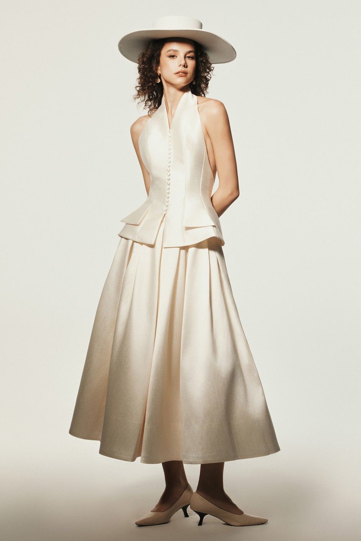 Grace Textured Skirt by HUONG Boutique