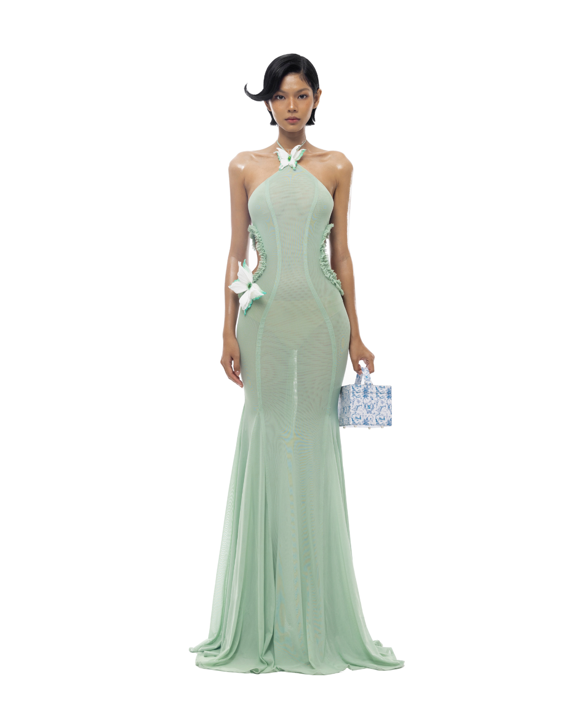 Darya Dress - Green by Huelleyrose