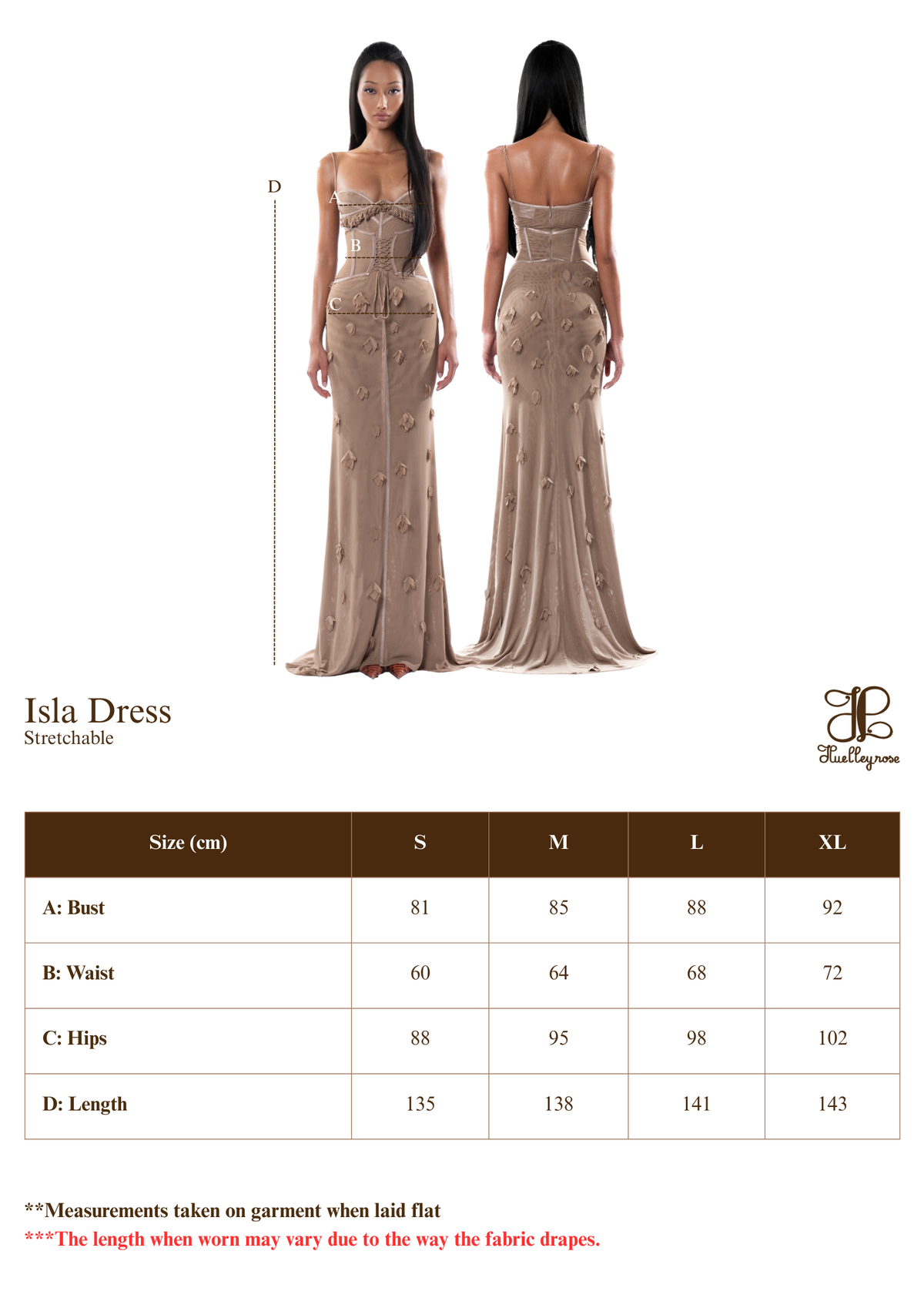 Isla Dress by Huelleyrose