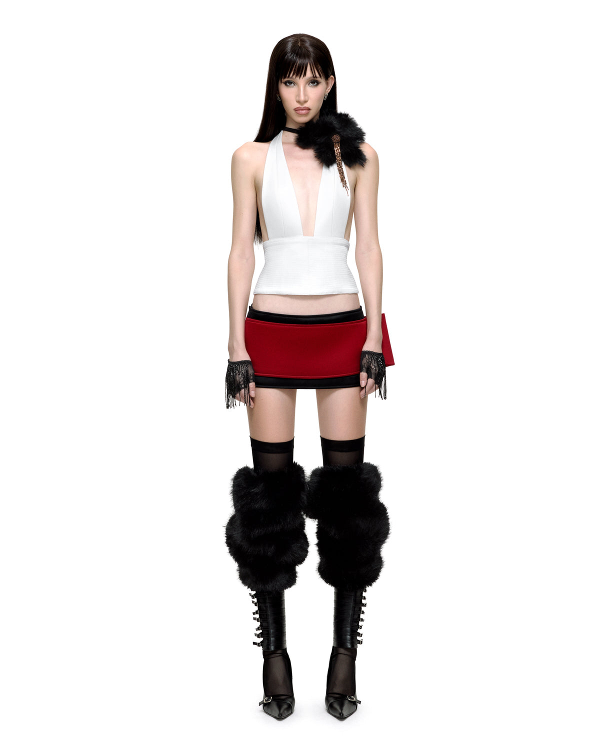 JILL CORSET TOP (WHITE) by BUPBES