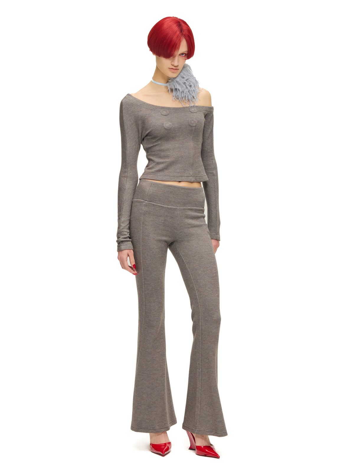 "Visitor" Flared Pants by Sultry Virgin
