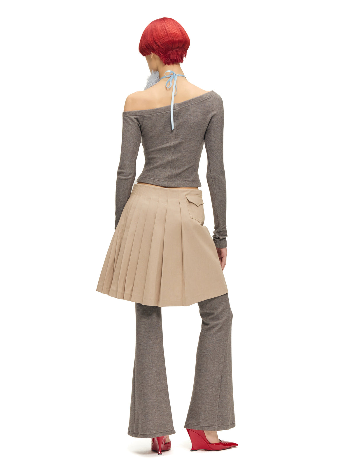 “Chef” Pleated Skirt by Sultry Virgin