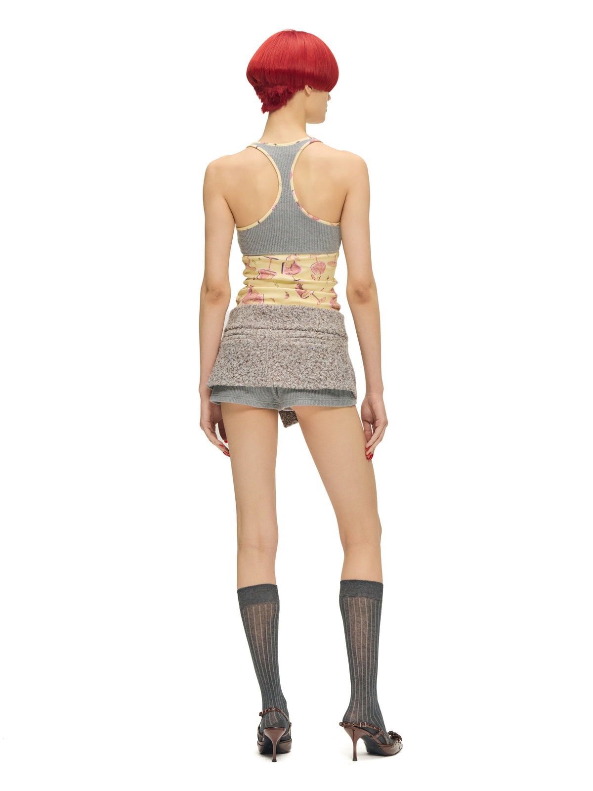 “Appetite”Tank Gray by Sultry Virgin