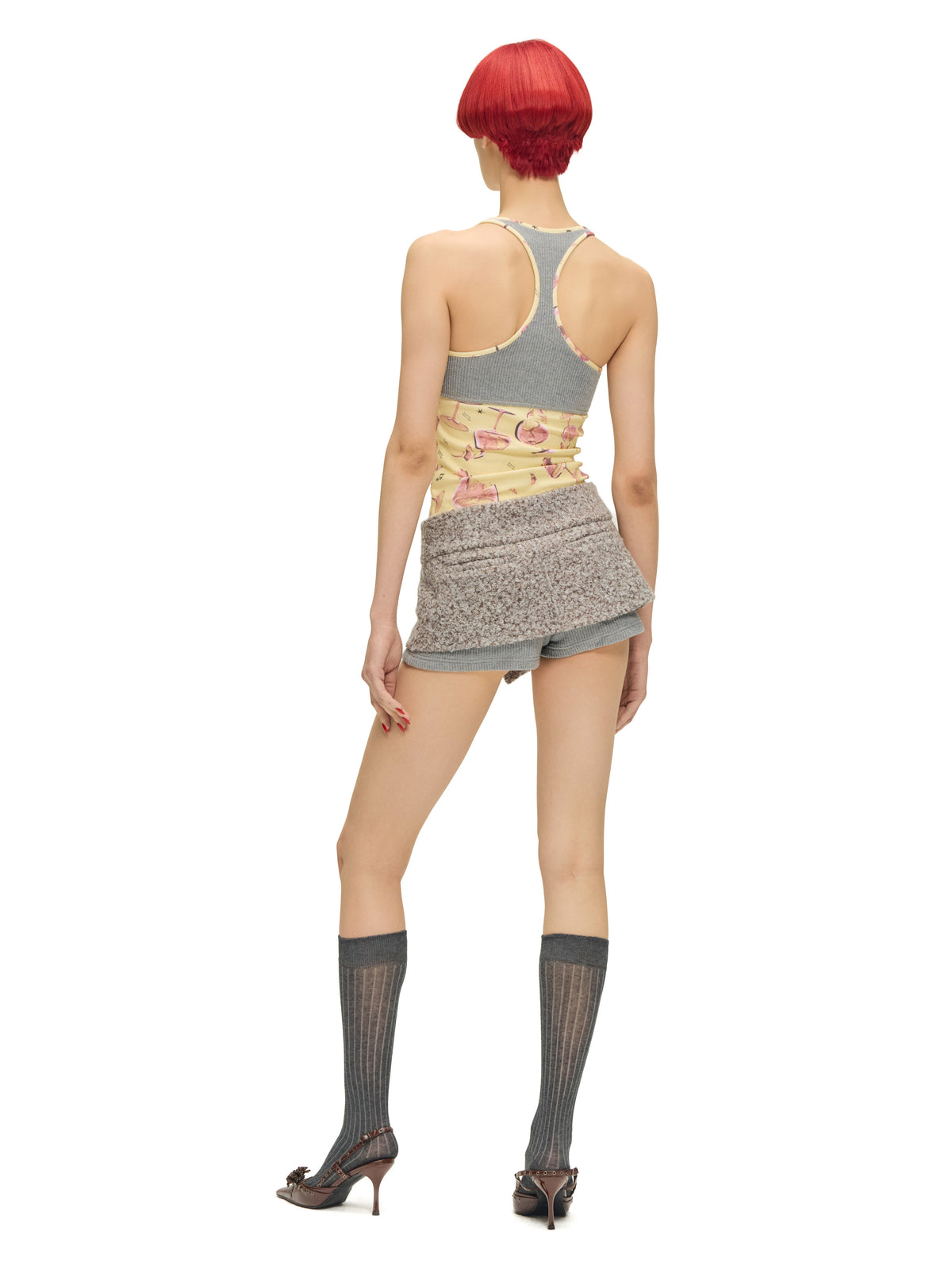“Appetite”Tank Gray by Sultry Virgin