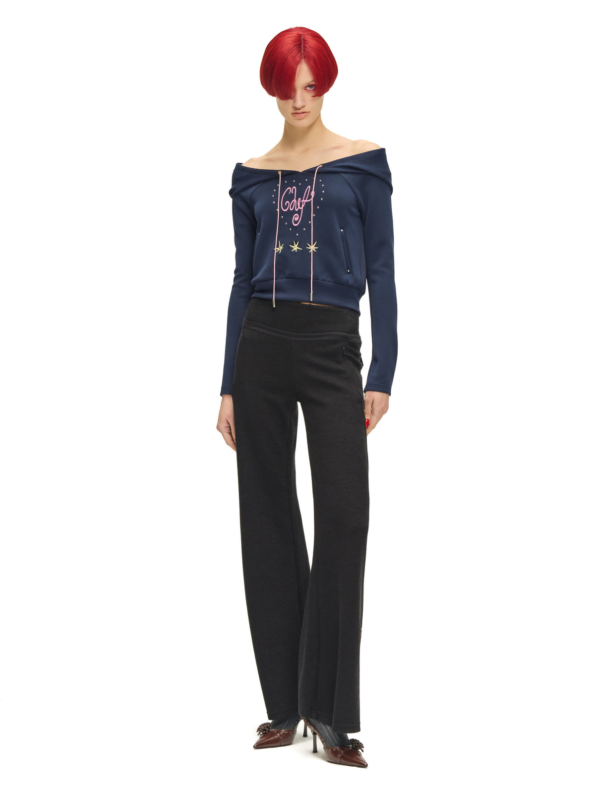 “Petite Faim” Bardot Hoodie by Sultry Virgin