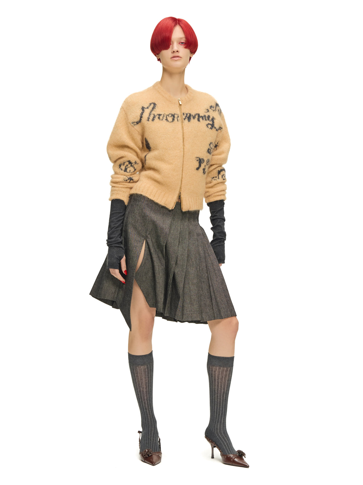 “Chef” Pleated Skirt by Sultry Virgin
