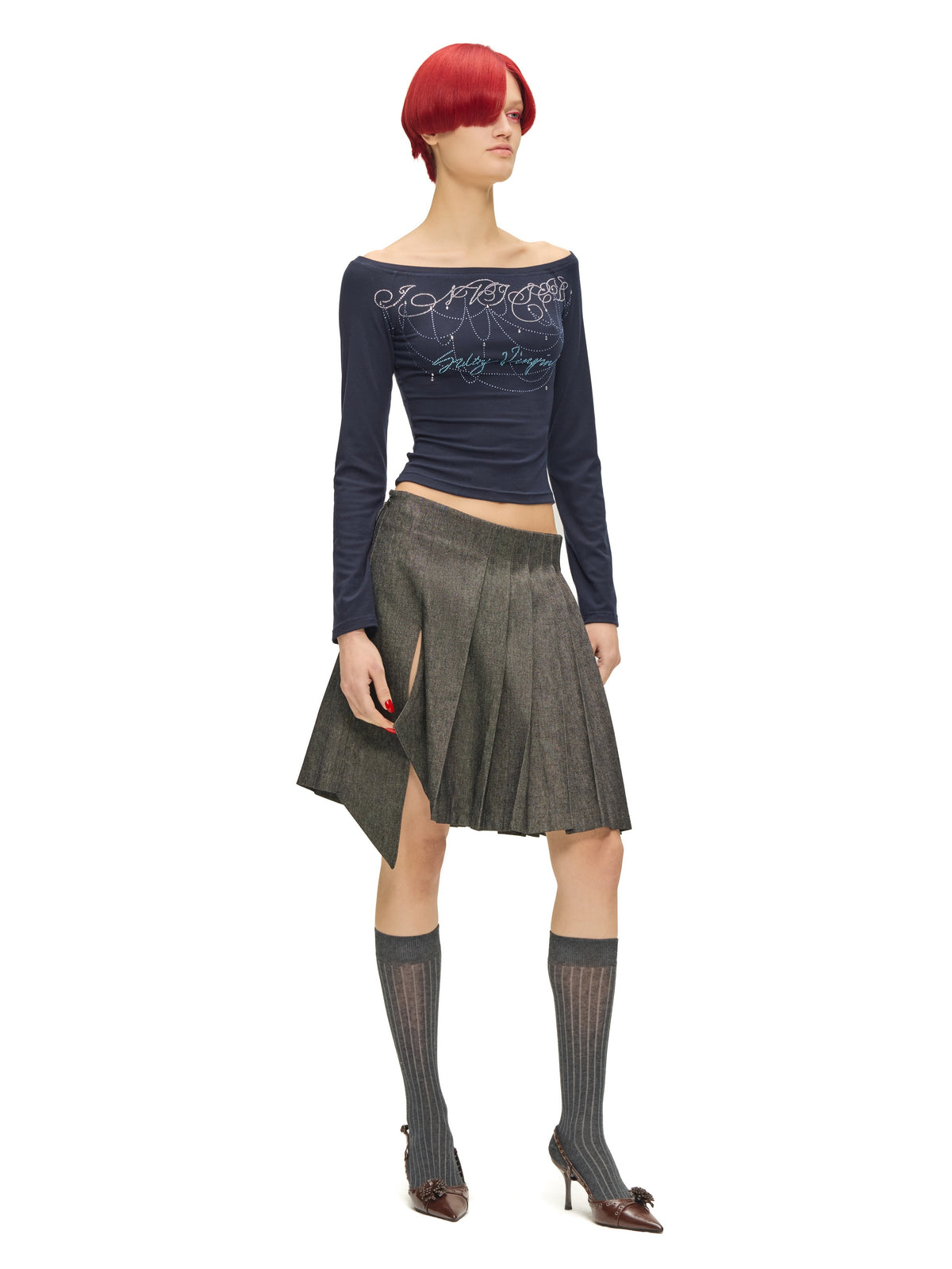 "Chandelier" Navy by Sultry Virgin