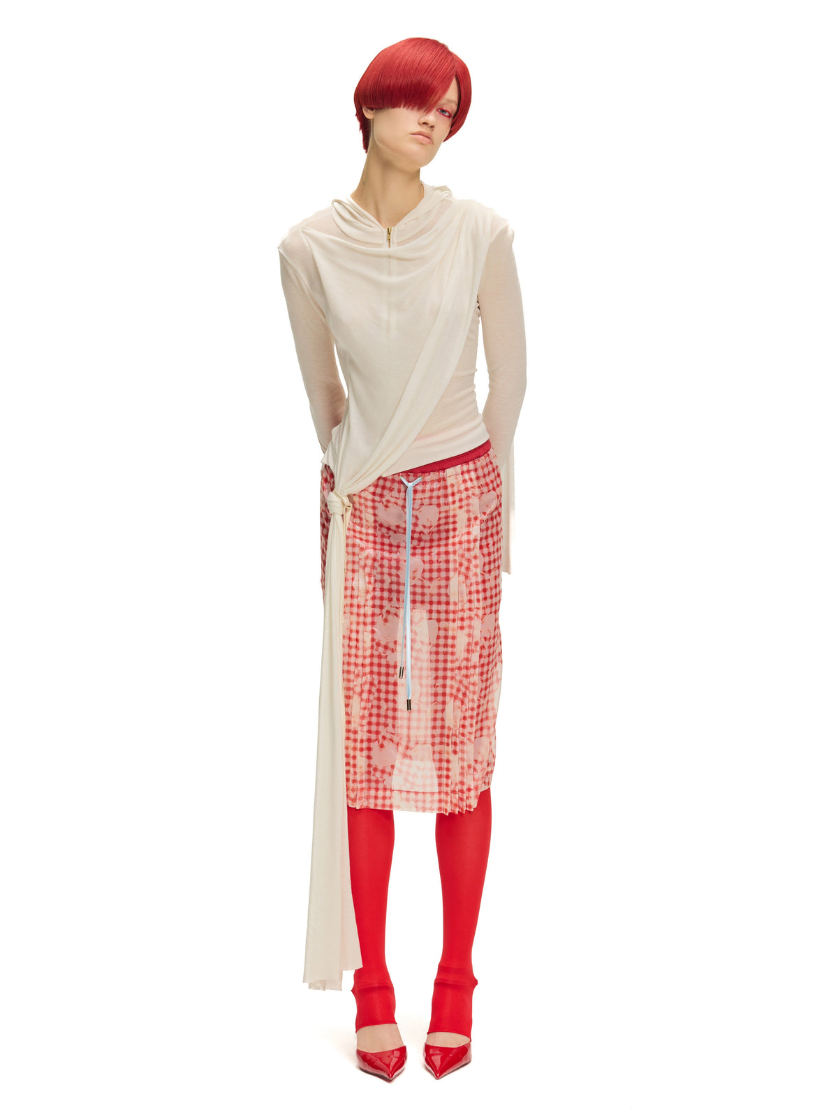 “Appetite” Skirt Red by Sultry Virgin