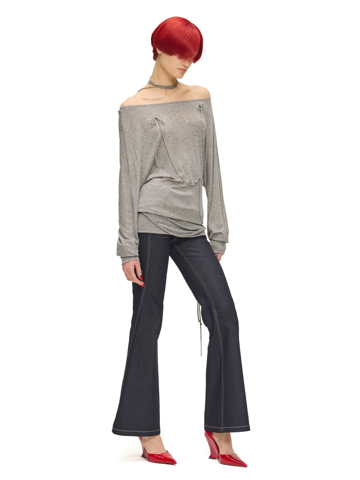 "Hostess" Batwing Top by Sultry Virgin