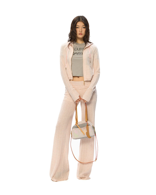 "Lenina"Zip Hoodie Pink by Sultry Virgin