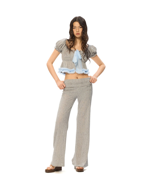 "Lenina" Top Gray by Sultry Virgin