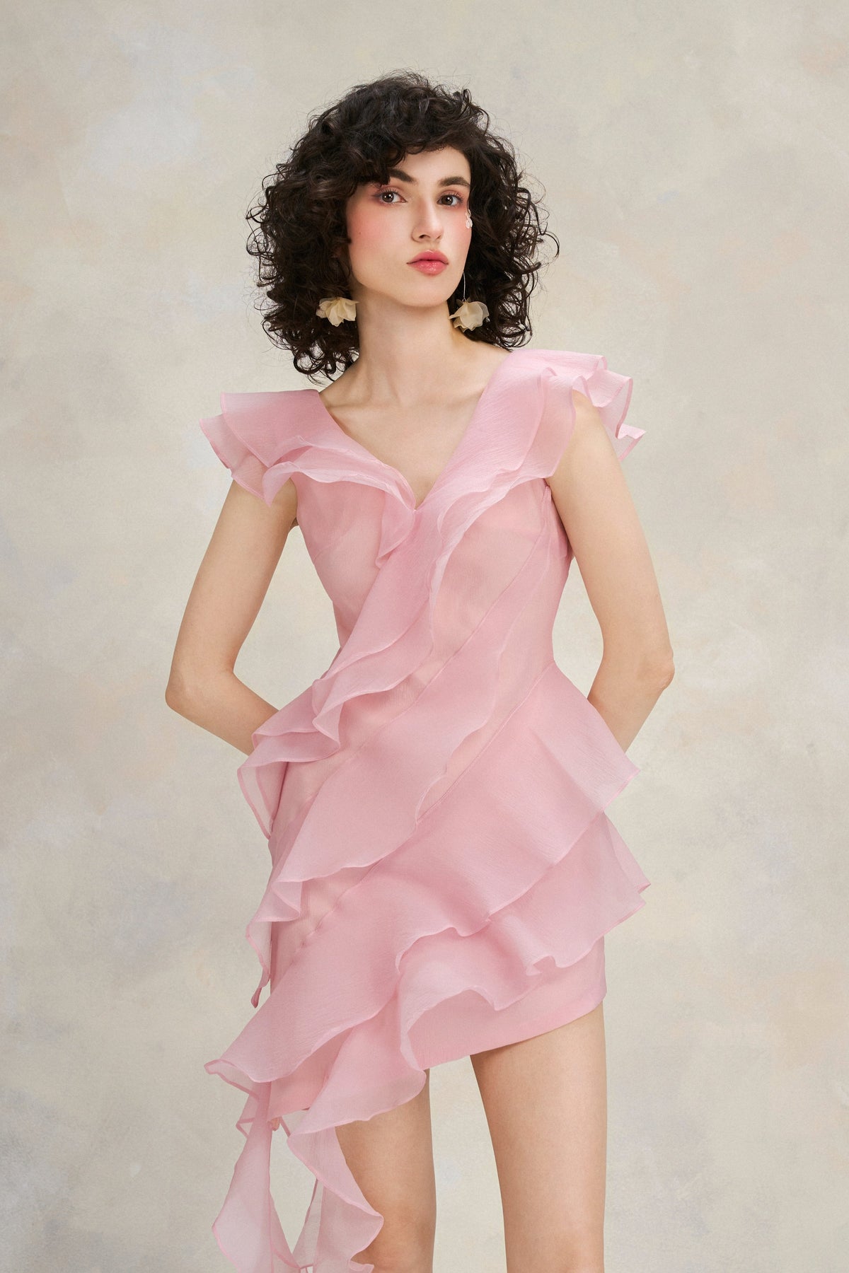 Summer Muse Dress - Pink by Emchic