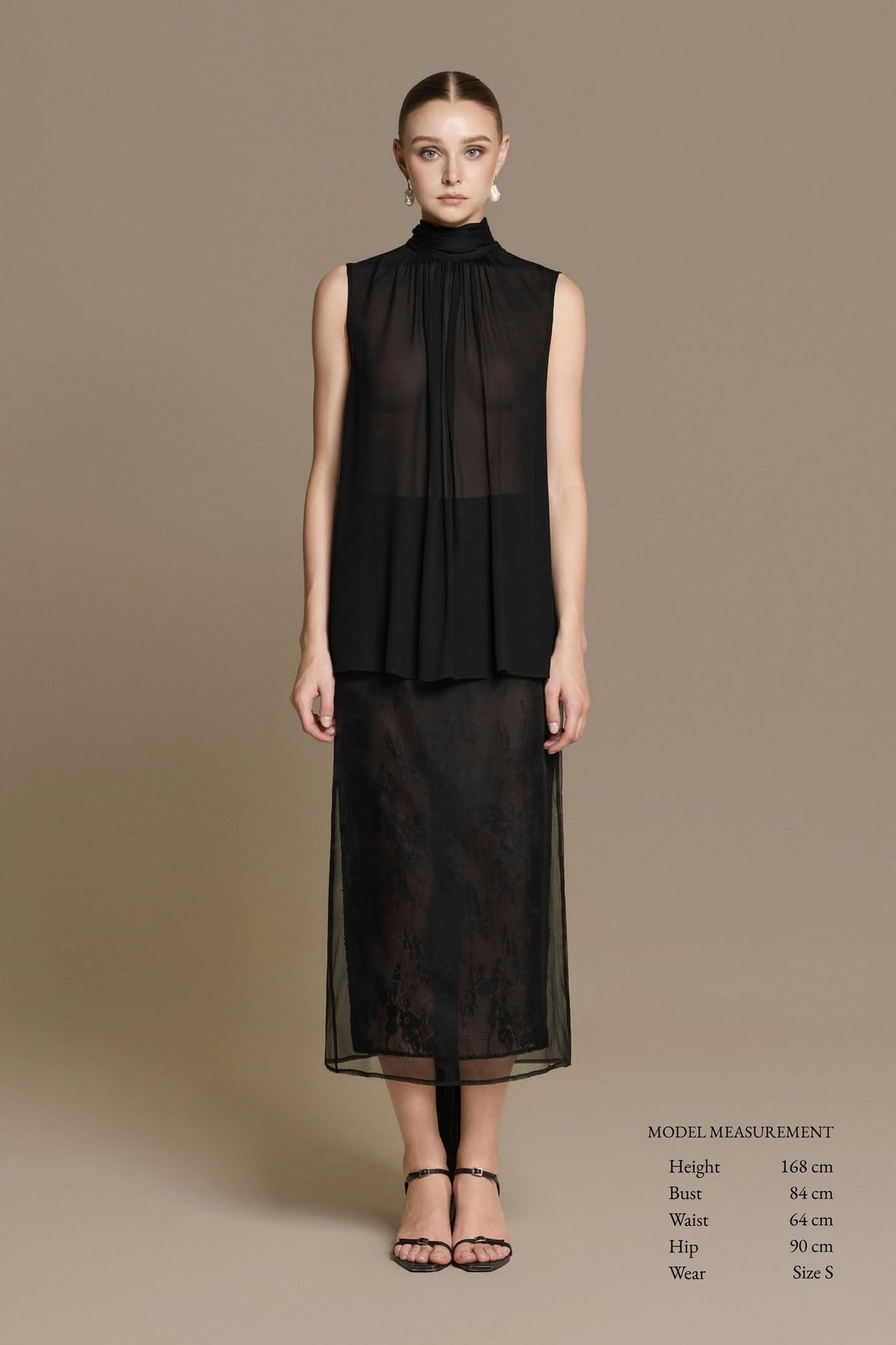 Translucent Two-layer Skirt by HUONG Boutique
