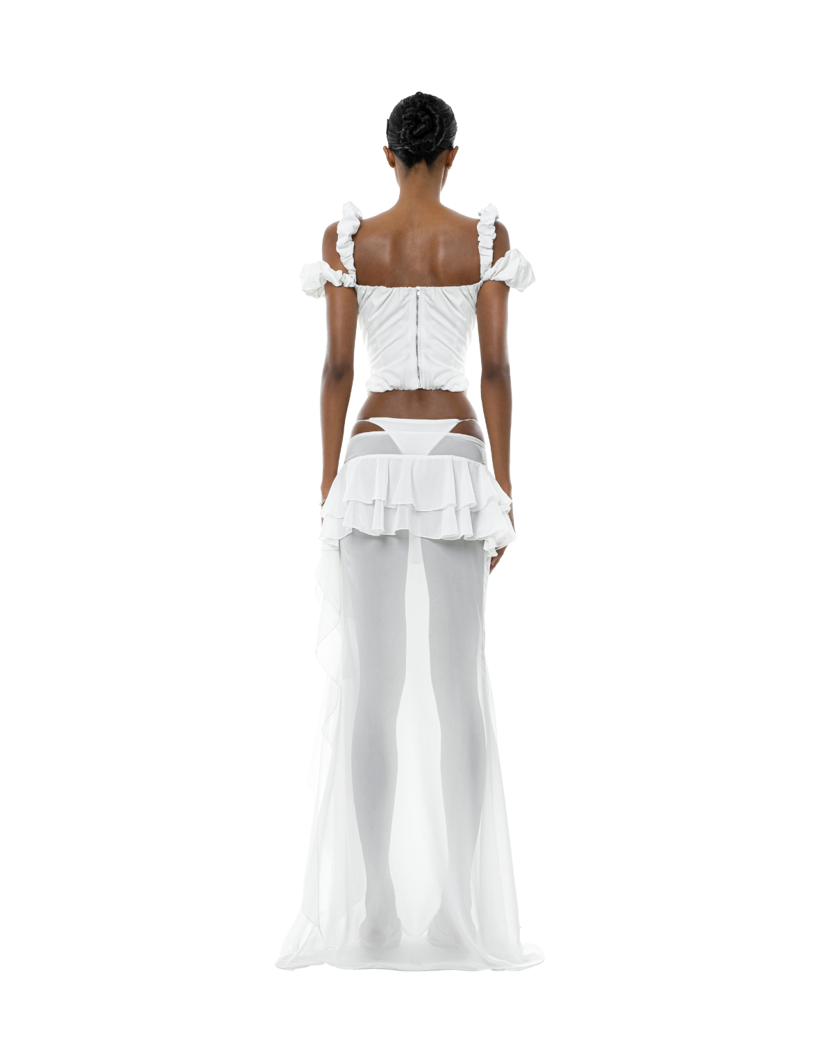 Mai Skirt - White by Huelleyrose