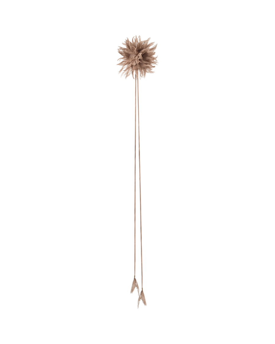 Flower Pin - Brown