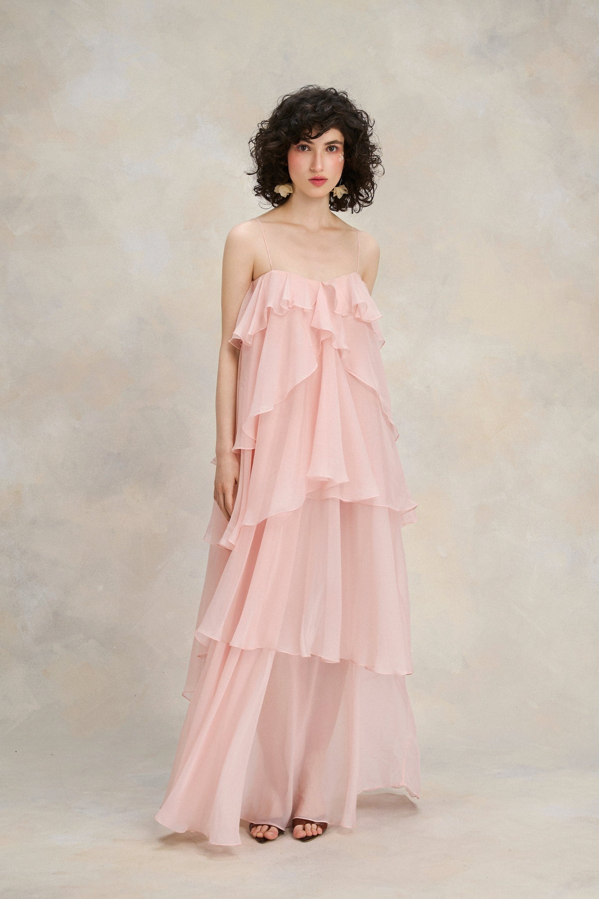 Rose Flounce Dress by Emchic