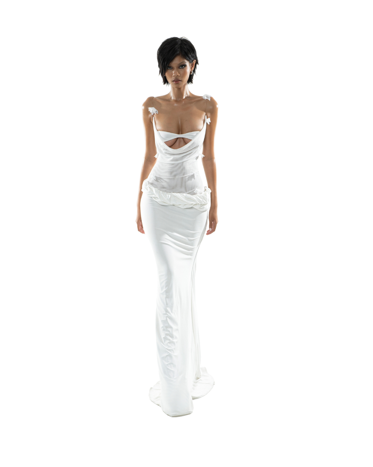 Sok Vy Dress - White by Huelleyrose