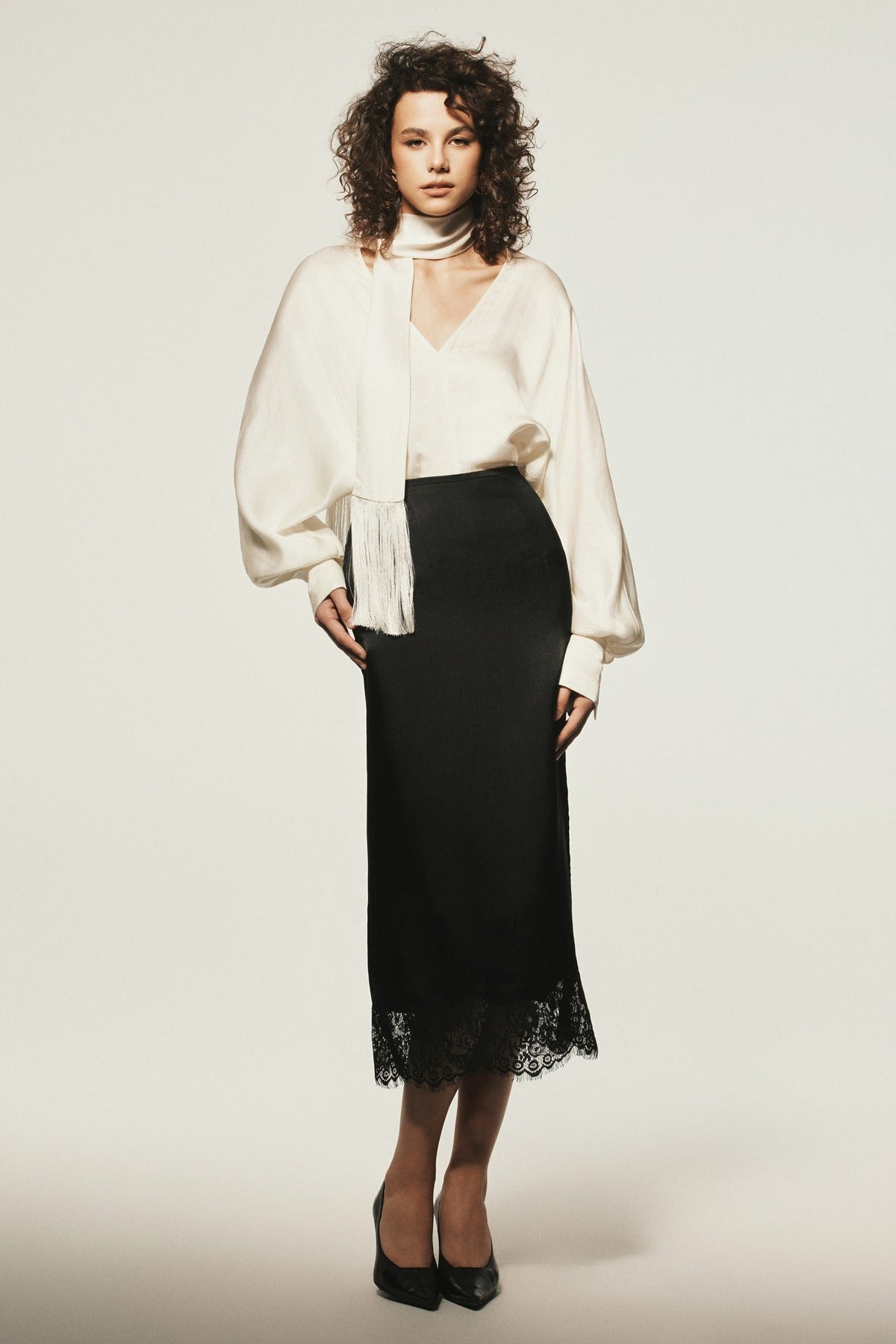 PHẠM Silk Blouse by HUONG Boutique