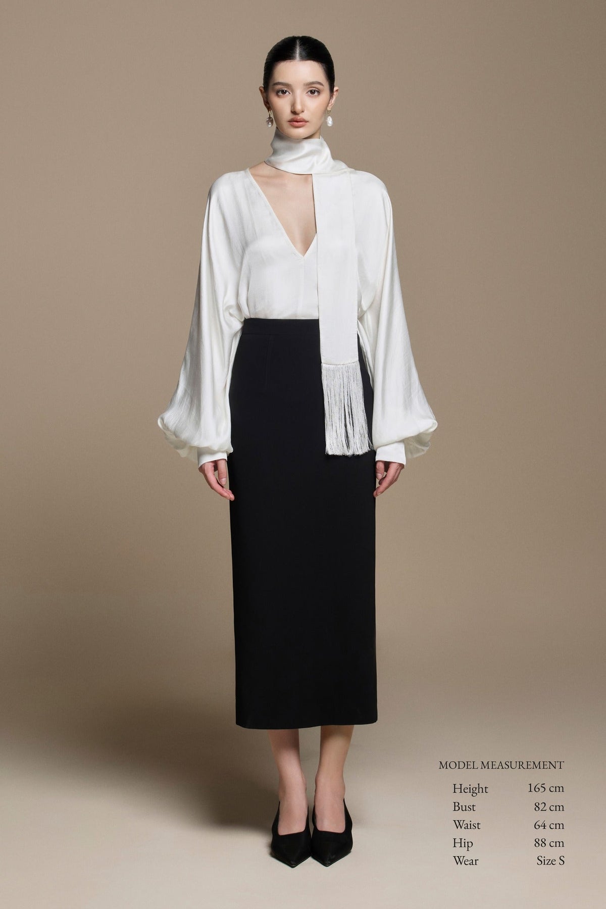 PHẠM Silk Blouse by HUONG Boutique