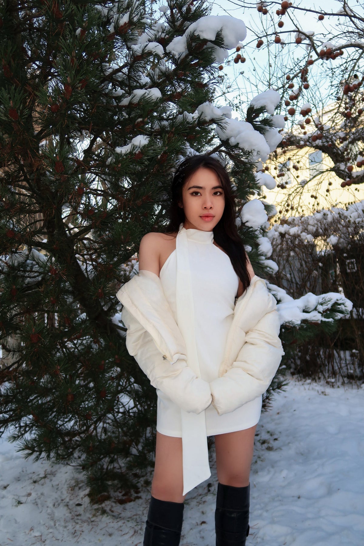 Colette White Dress by The Nicolétte House