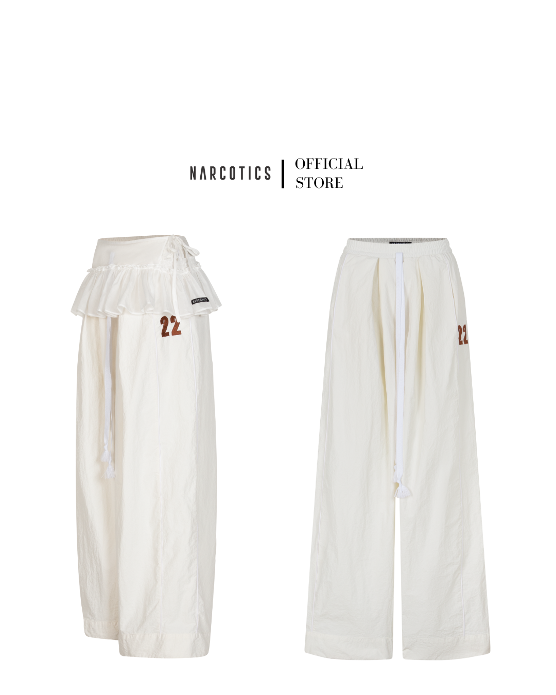 Milky Ruffle Pant by Narcotics
