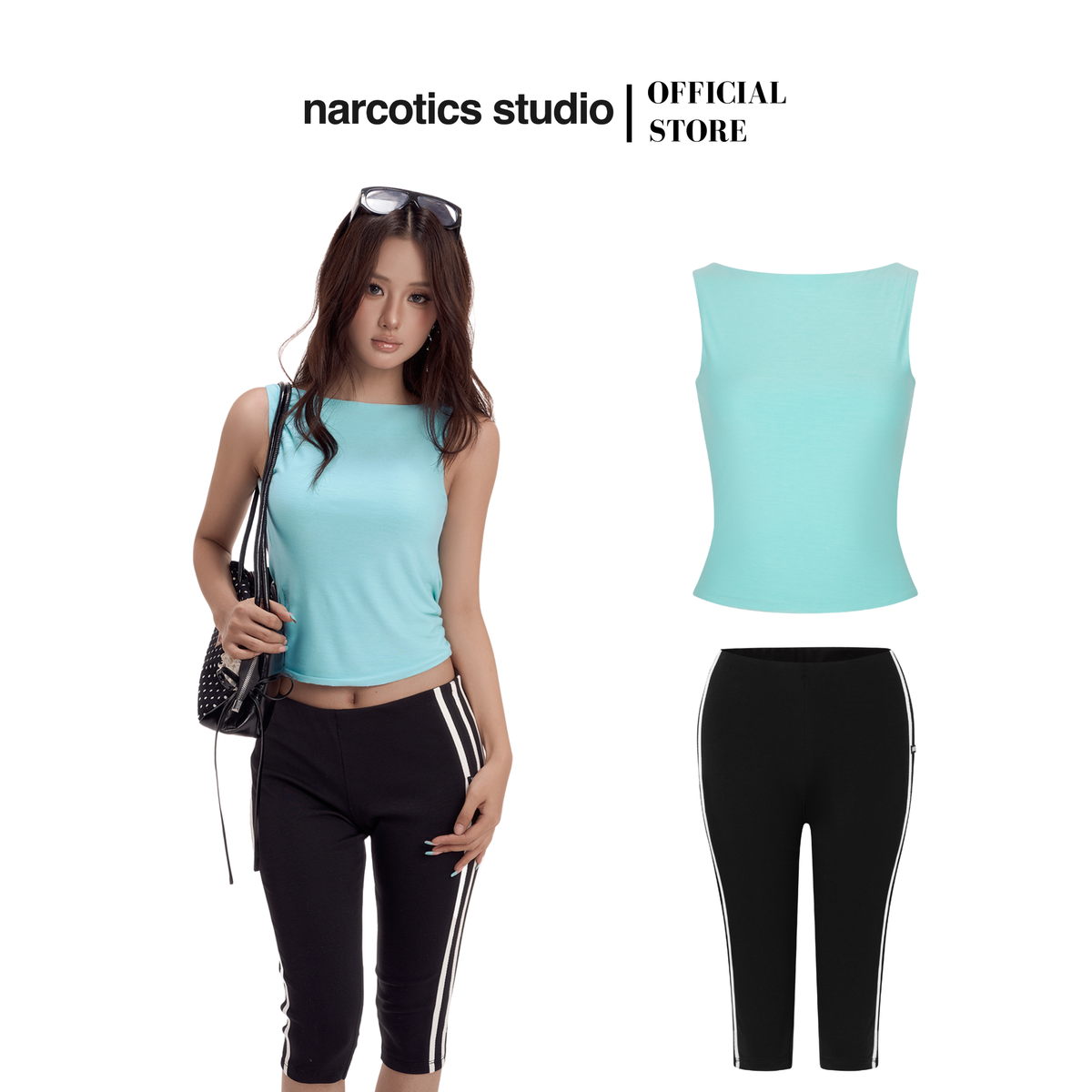 Myra Top & Tempo Cropped Pants by Narcotics