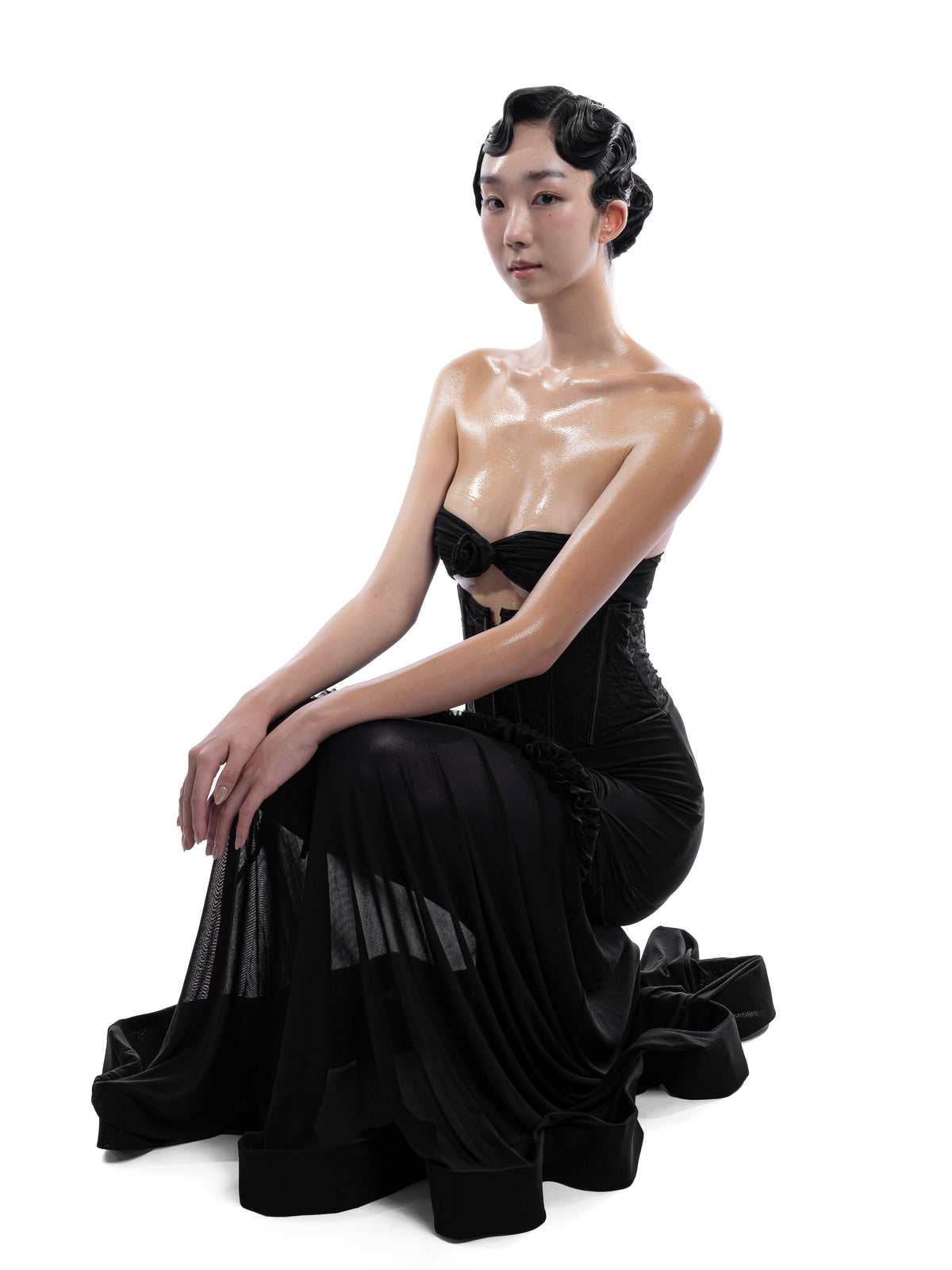 Valentine Dress - Black by Huelleyrose